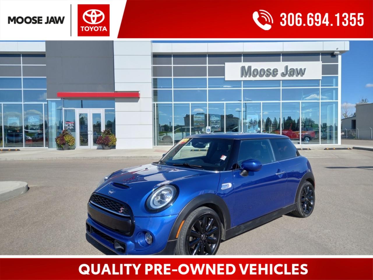 Used 2020 MINI 3 Door local trade, only 32,266 kms,Fun, fearless, and full of personality. The 2020 MINI Cooper S delivers turbocharged excitement, sharp handling, and iconic style making every drive feel like an adventure for sale in Moose Jaw, SK