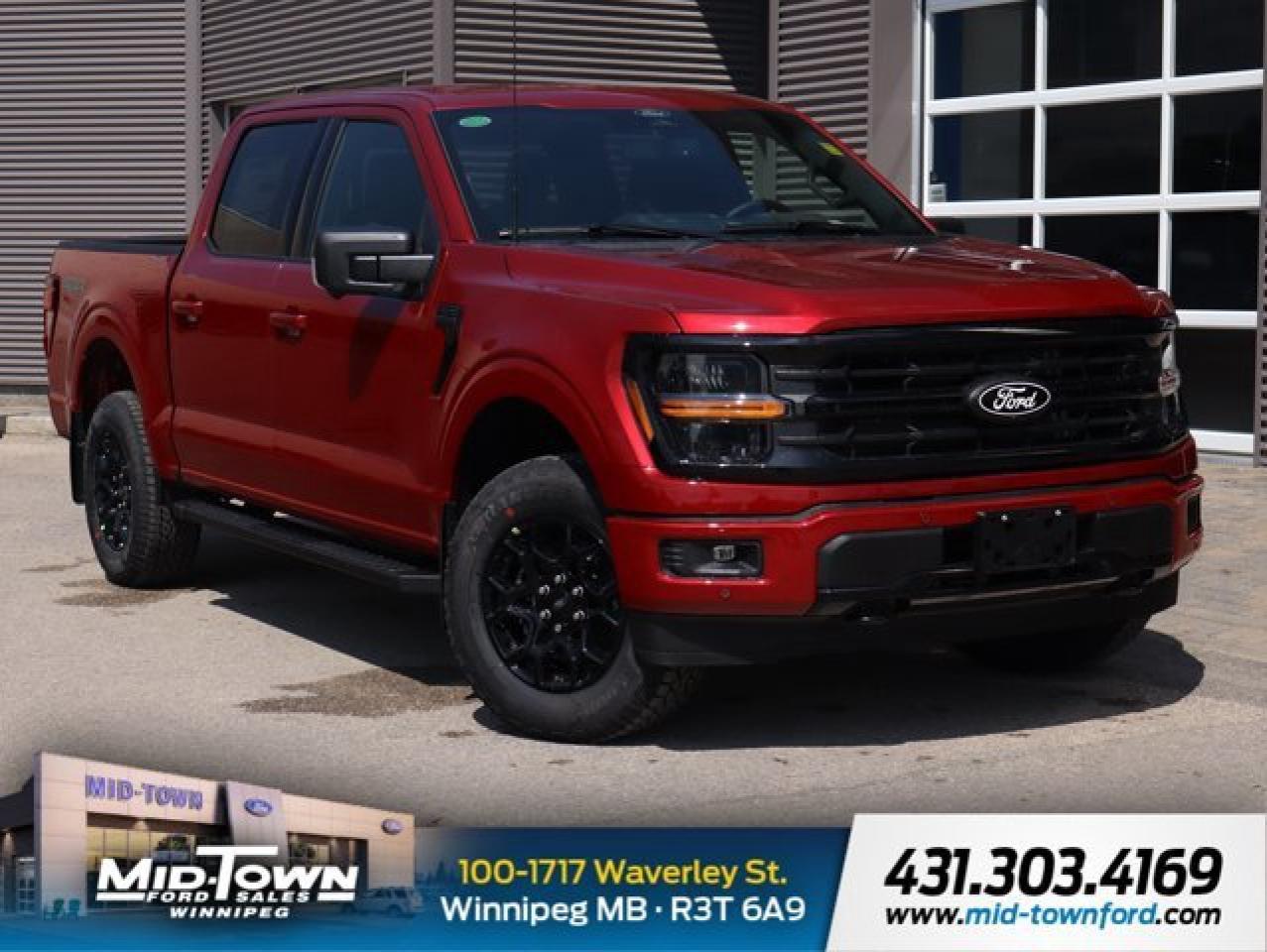 New 2025 Ford F-150 XLT | Lane Keep Assist | Black Appearance Pack for sale in Winnipeg, MB