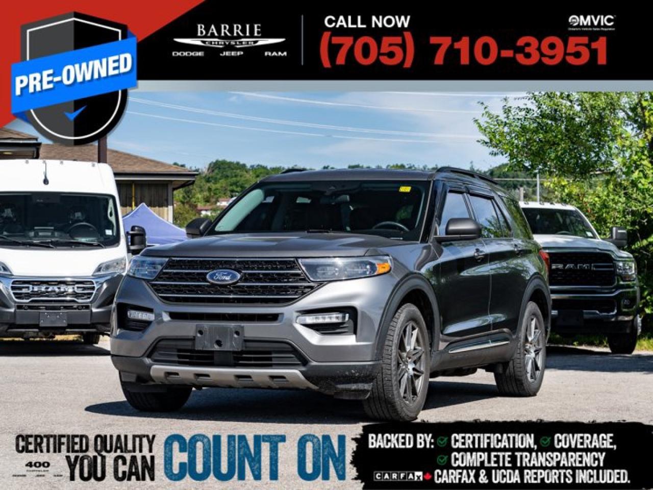 Used 2021 Ford Explorer XLT for sale in Barrie, ON