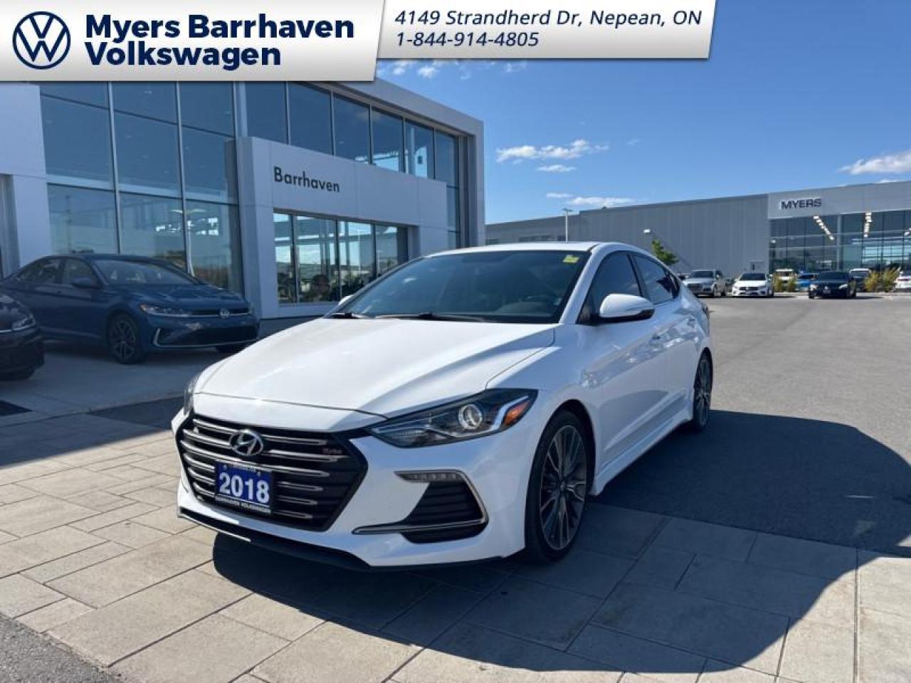 Used 2018 Hyundai Elantra Sport Manual  - Sunroof -  Leather Seats for sale in Nepean, ON