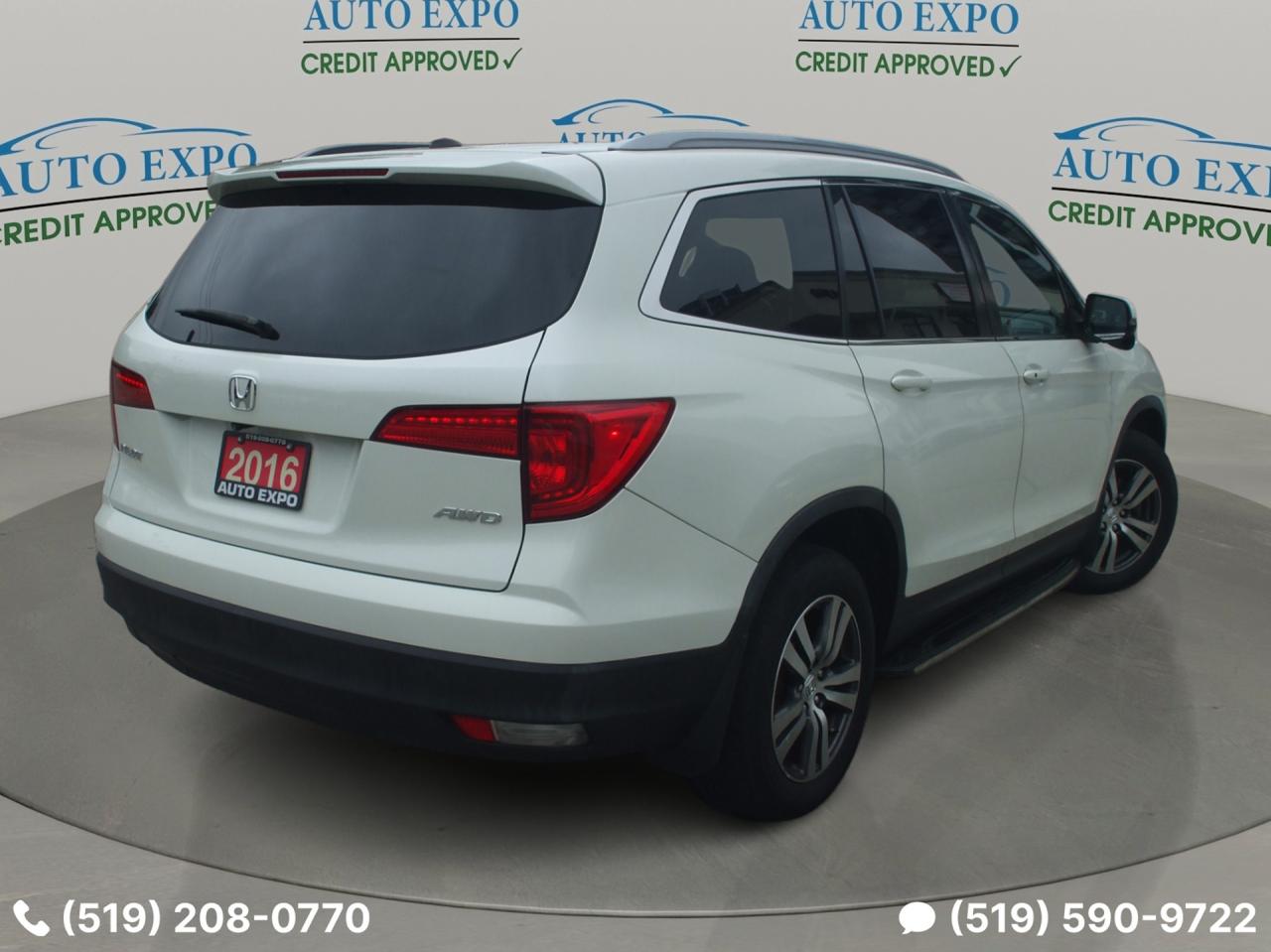 2016 Honda Pilot EX-L,AWD,7 Passengers,Bluetooth,DVD,Certified,Fogs - Photo #5