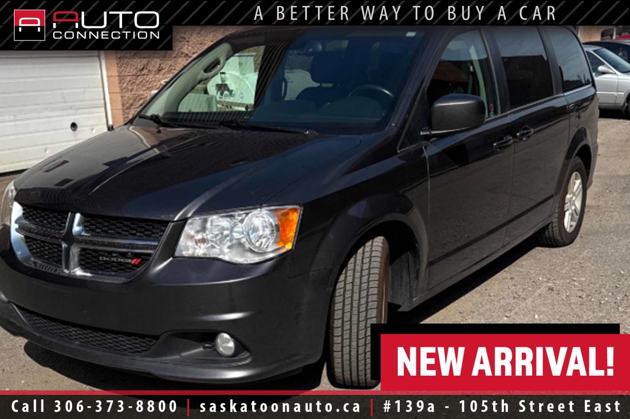 Used 2018 Dodge Grand Caravan Crew Plus - ACCIDENT FREE - LEATHER - NAVIGATION - STOW N GO for sale in Saskatoon, SK