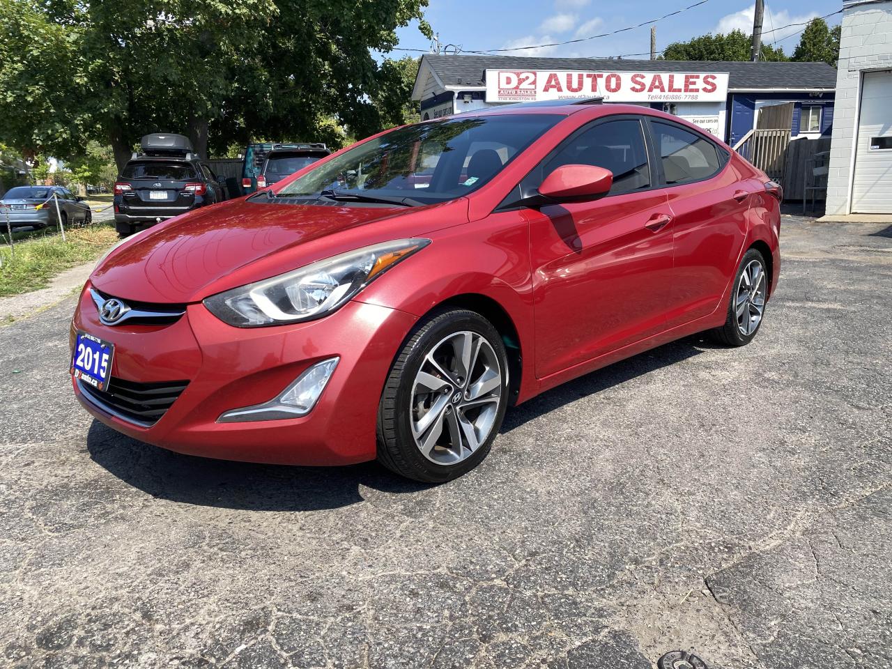 Used 2015 Hyundai Elantra NO Accidents/GLS/Automatic/Backup Camera/Sunroof for sale in Scarborough, ON