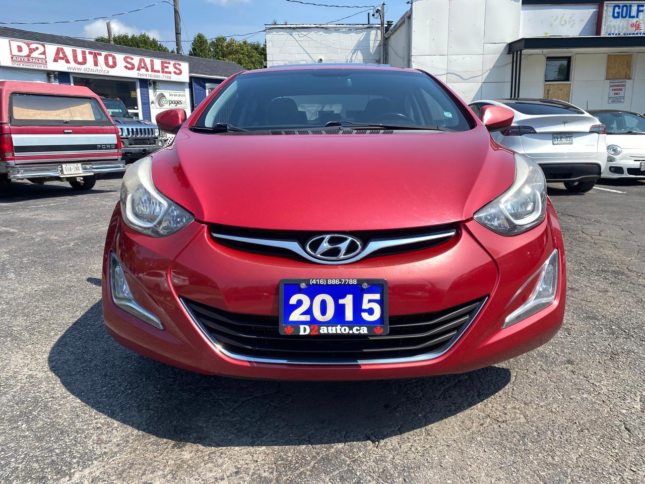 2015 Hyundai Elantra NO Accidents/GLS/Automatic/Backup Camera/Sunroof - Photo #3