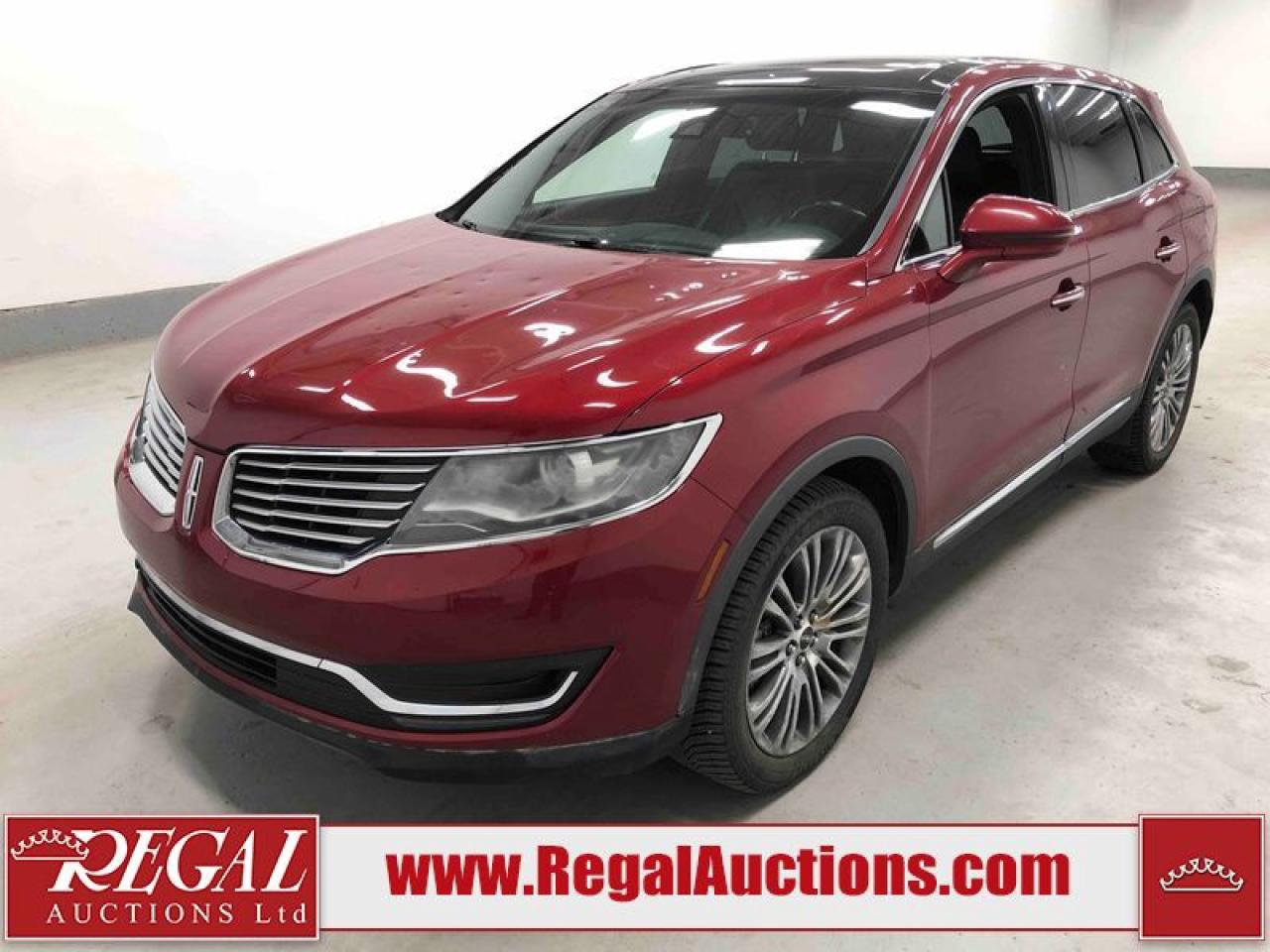 Used 2016 Lincoln MKX  for sale in Calgary, AB
