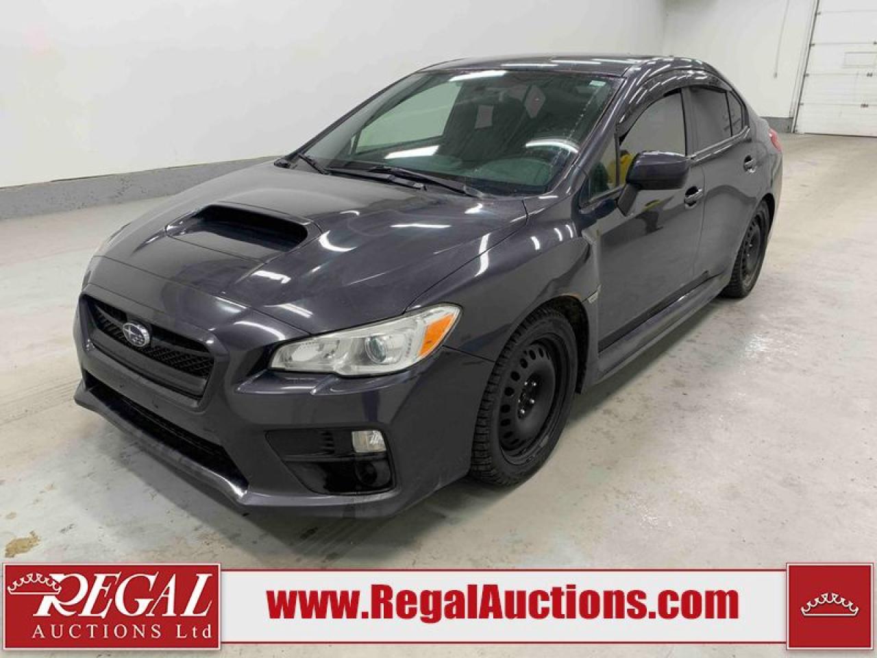 Used 2017 Subaru WRX WRX for sale in Calgary, AB