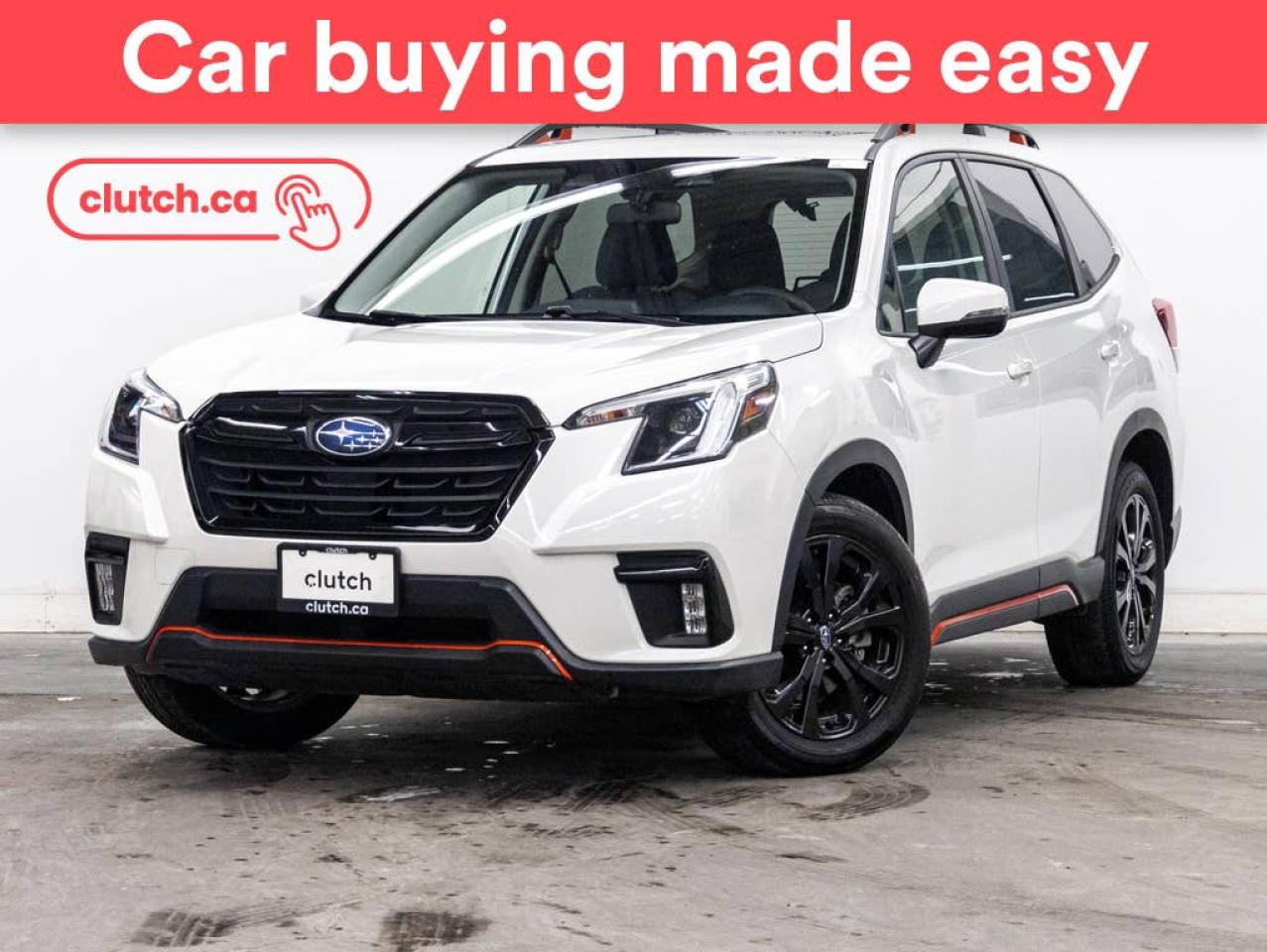 Used 2024 Subaru Forester Sport AWD w/ Apple CarPlay & Android Auto, Sunroof, Heated Front Seats for sale in Toronto, ON