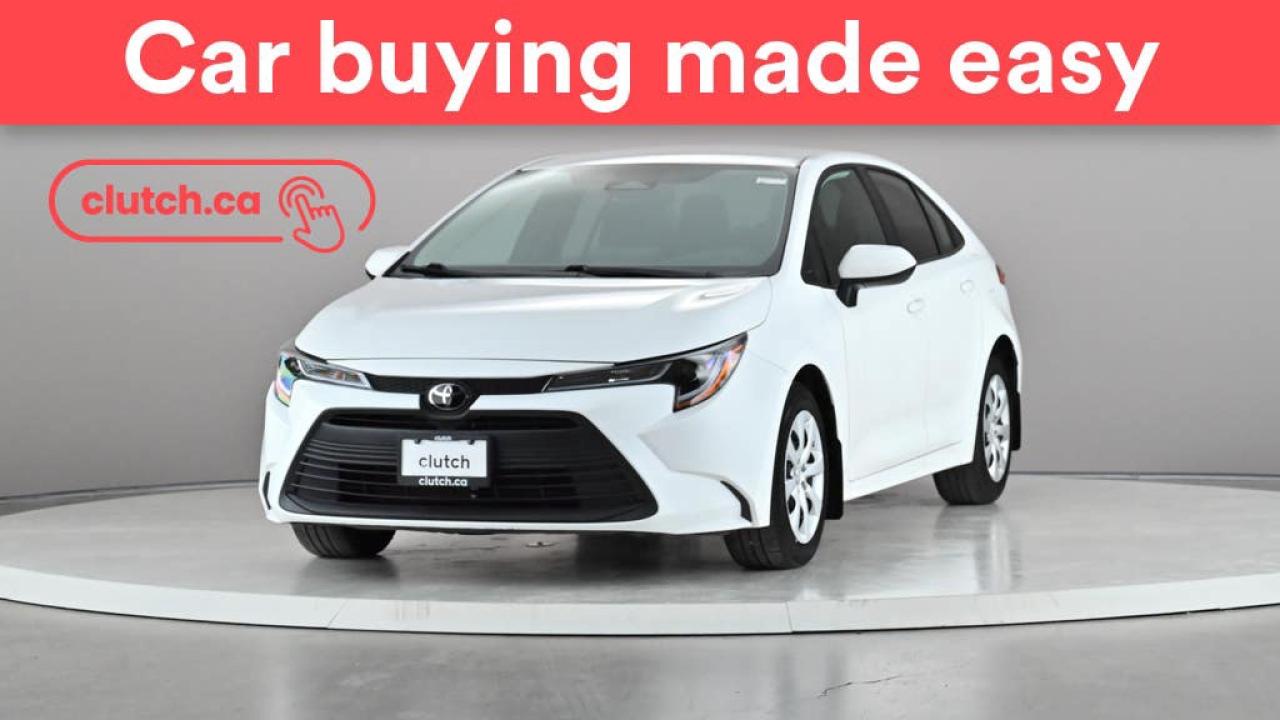 Used 2024 Toyota Corolla LE w/ Apple CarPlay, Heated Front Seats, Rearview Cam for sale in Toronto, ON