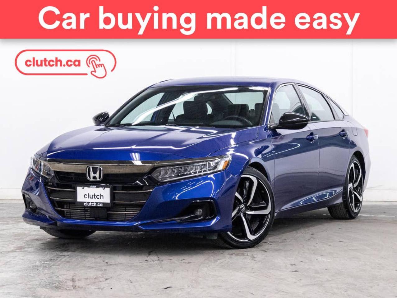 Used 2021 Honda Accord SE w/ Apple CarPlay & Android Auto, Heated Front Seats, Rearview Cam for sale in Toronto, ON