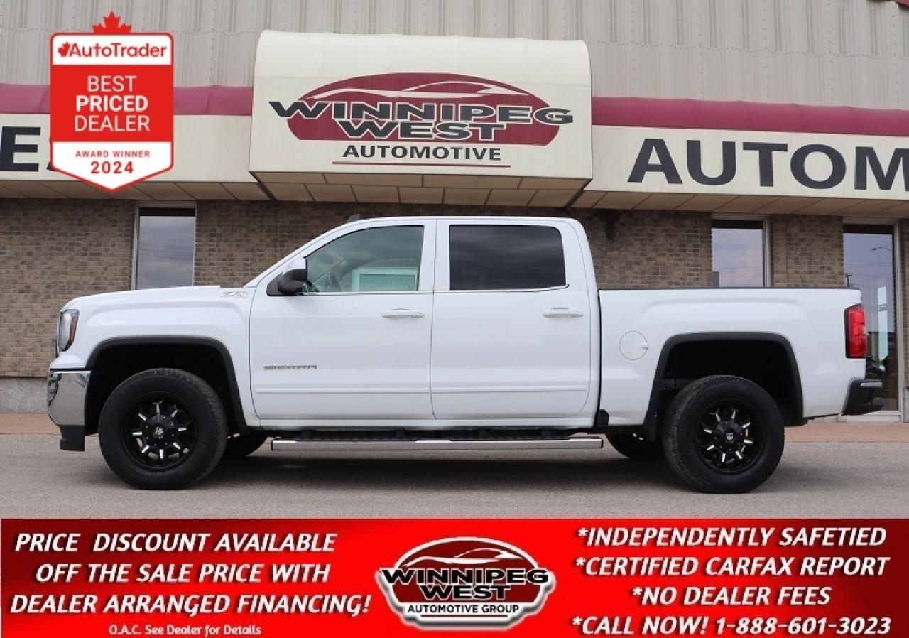Used 2018 GMC Sierra 1500 SLE Z71 4X4, LOW K,  WELL SERVICED, CLEAN & LOADED for sale in Headingley, MB
