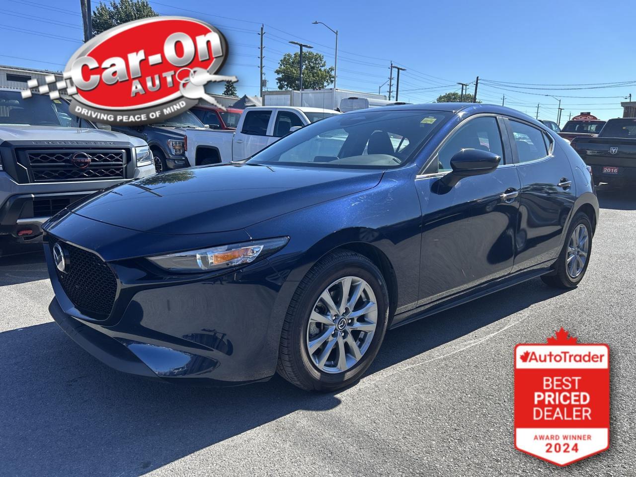 Used 2025 Mazda MAZDA3 Sport SPORT HATCH| HTD SEATS| CARPLAY| ALLOYS| REAR CAM for sale in Ottawa, ON