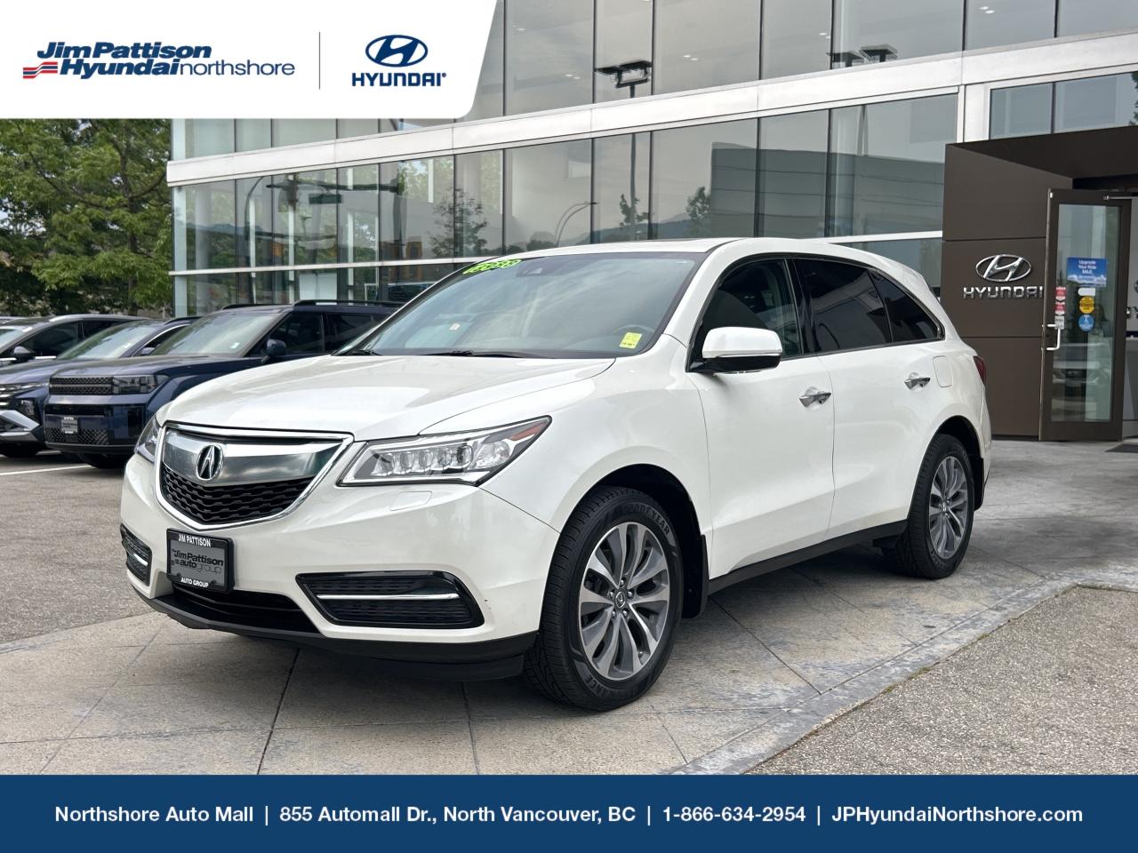 Used 2016 Acura MDX Tech Nav Low Mileage Service Records! for sale in North Vancouver, BC