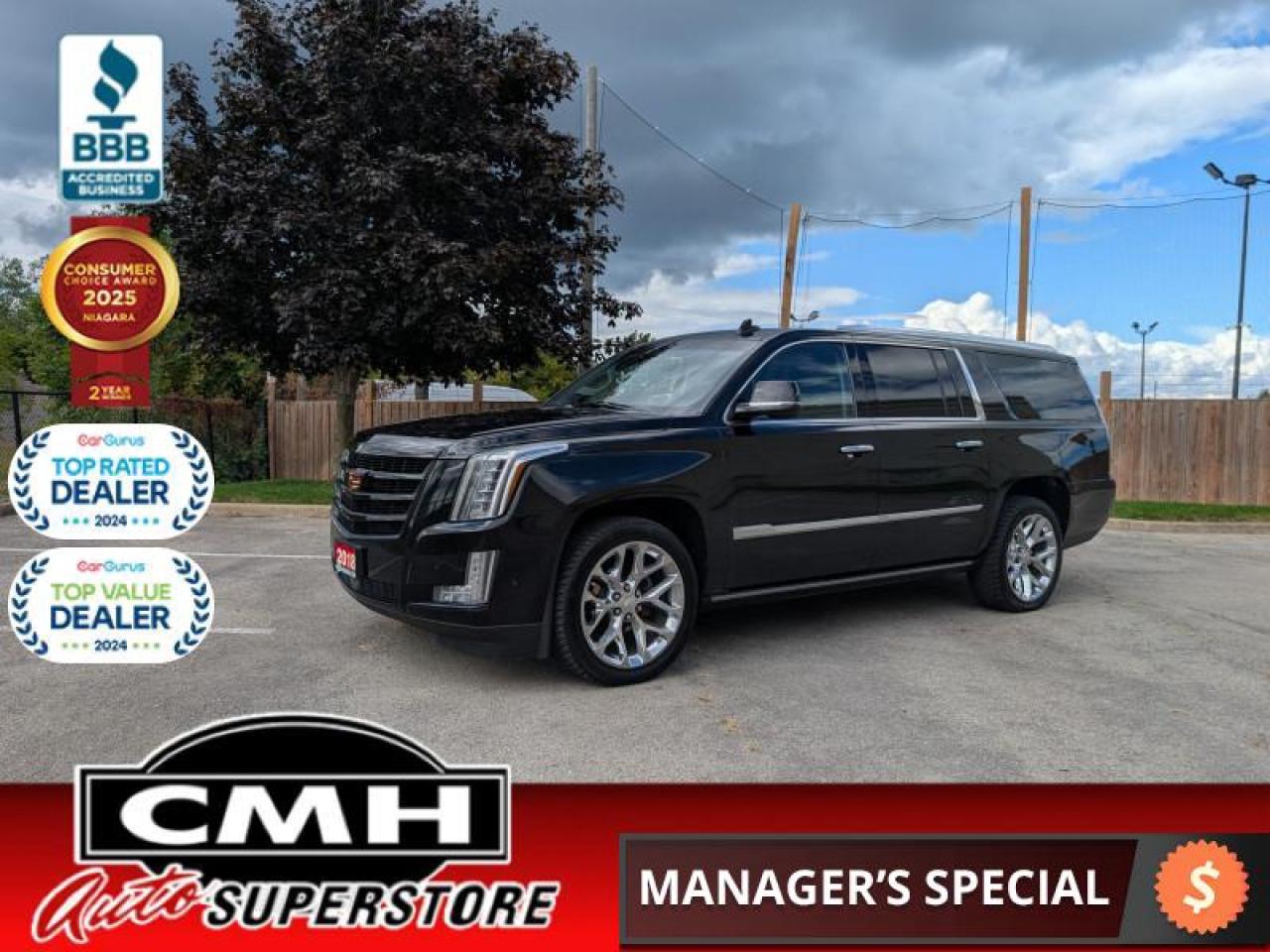 2018 Cadillac Escalade ESV Premium  **REAR ENTERTAINMENT**
