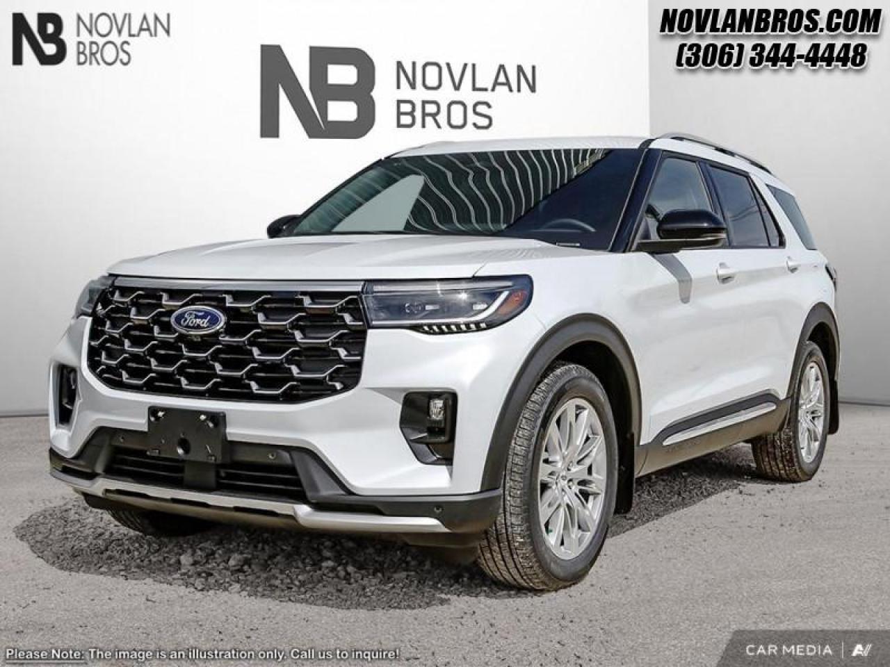 New 2025 Ford Explorer Platinum  - Sunroof -  Cooled Seats for sale in Paradise Hill, SK