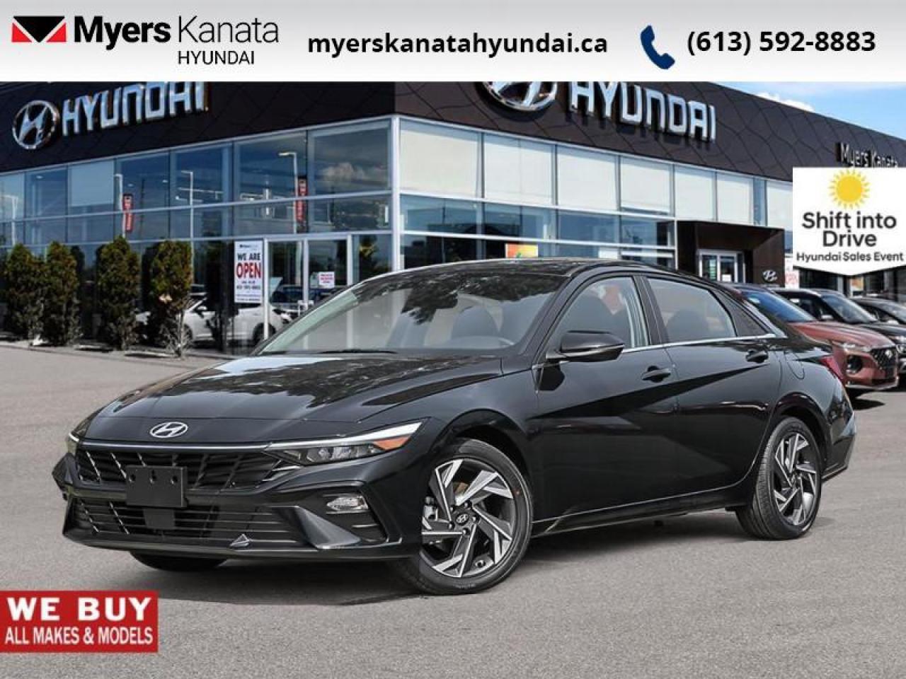 New 2025 Hyundai Elantra Luxury IVT  - Premium Audio - $110.94 /Wk for sale in Kanata, ON