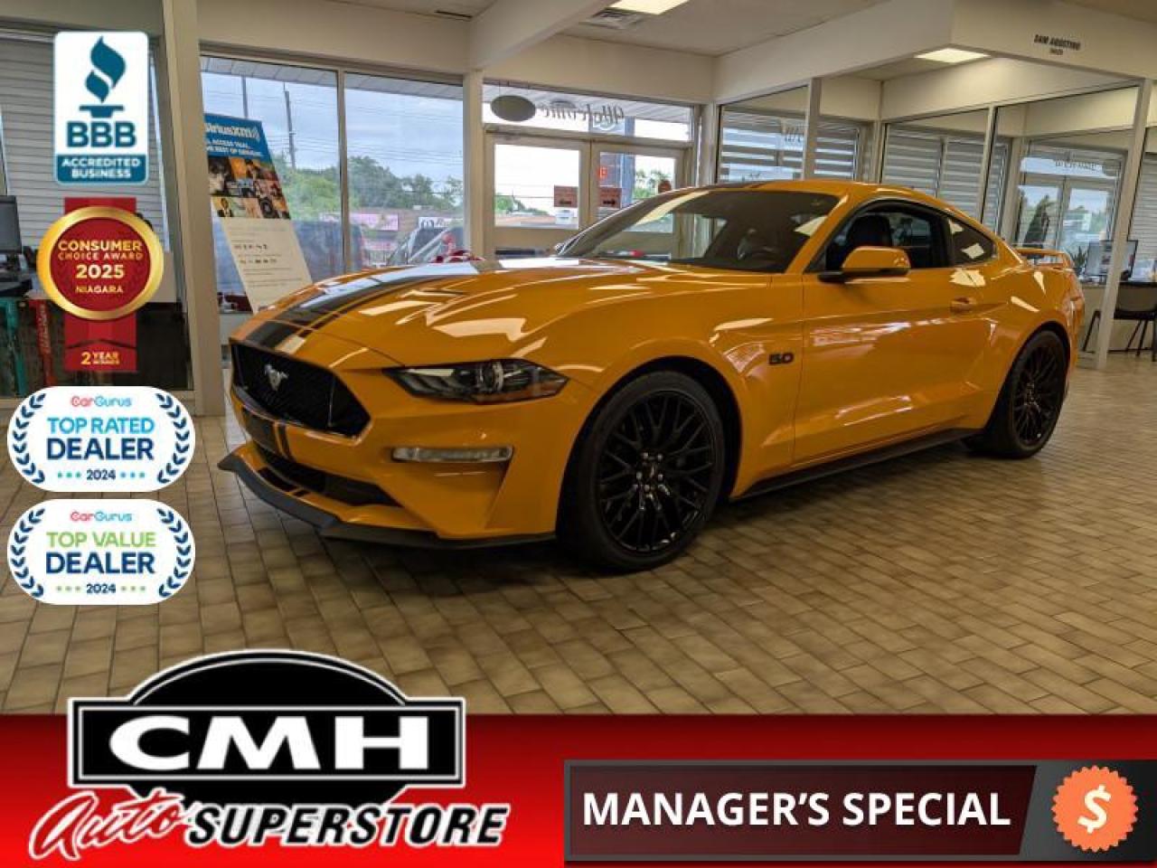 Used 2018 Ford Mustang GT Premium Fastback  **ORANGE FURY METALLIC** for sale in St. Catharines, ON