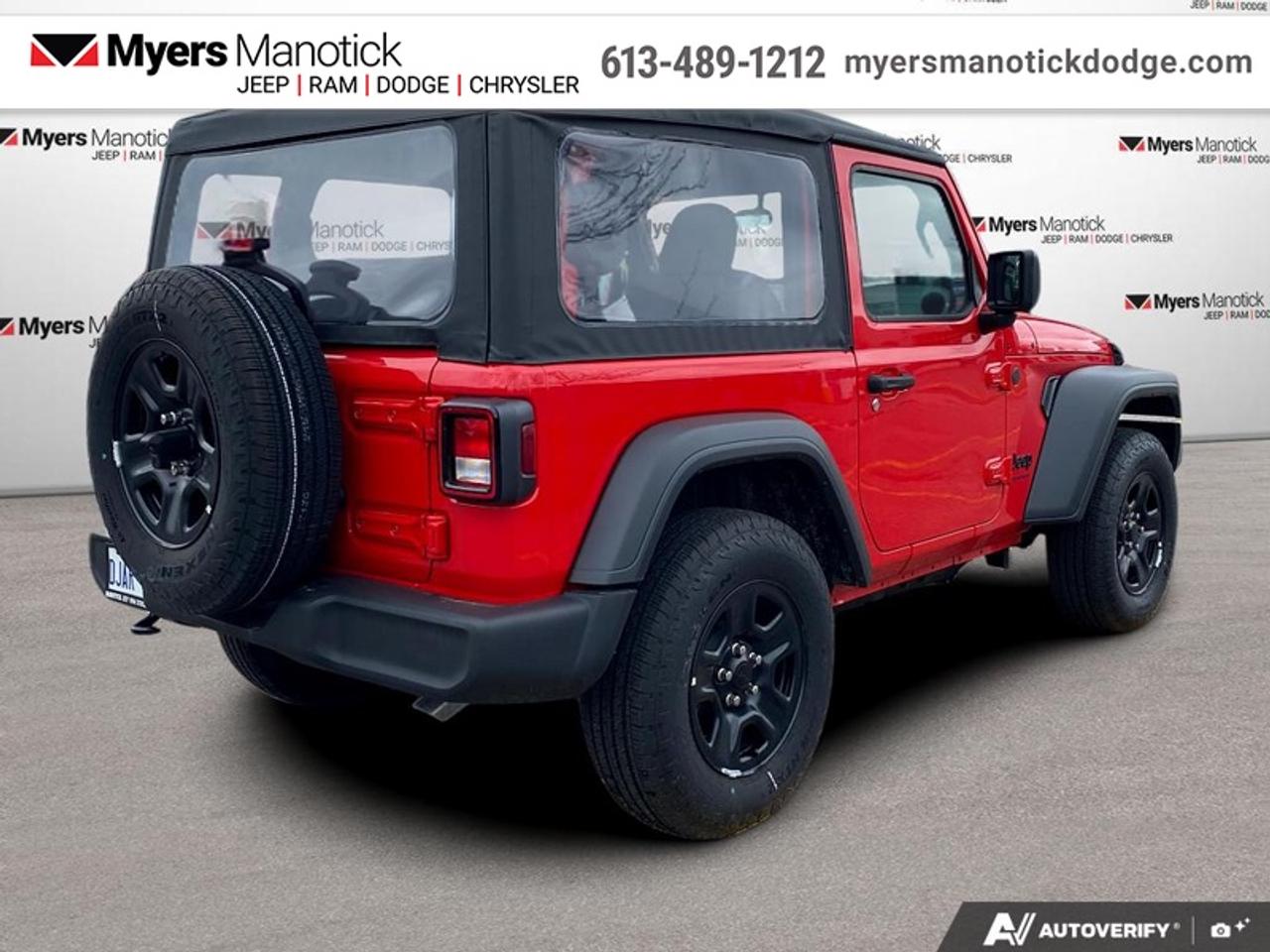 2025 Jeep Wrangler Sport  - Mobile Hotspot -  Proximity Key Photo