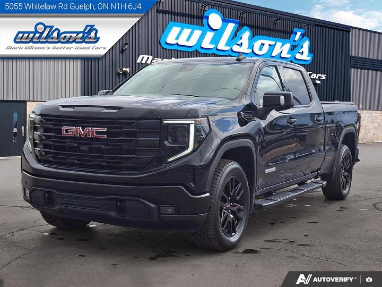 Used 2024 GMC Sierra 1500 Elevation Crew | X31 | Leather | Sunroof | Adaptive Cruise | 360 Camera | Heated Wheel for sale in Guelph, ON