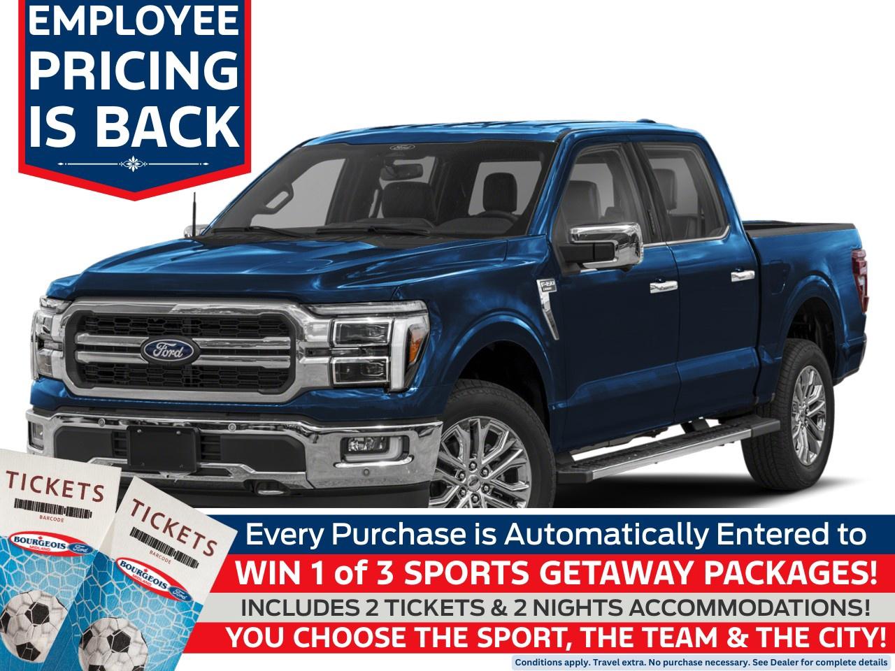 New 2025 Ford F-150 Lariat 4WD SuperCrew 5.5' Box for sale in Midland, ON