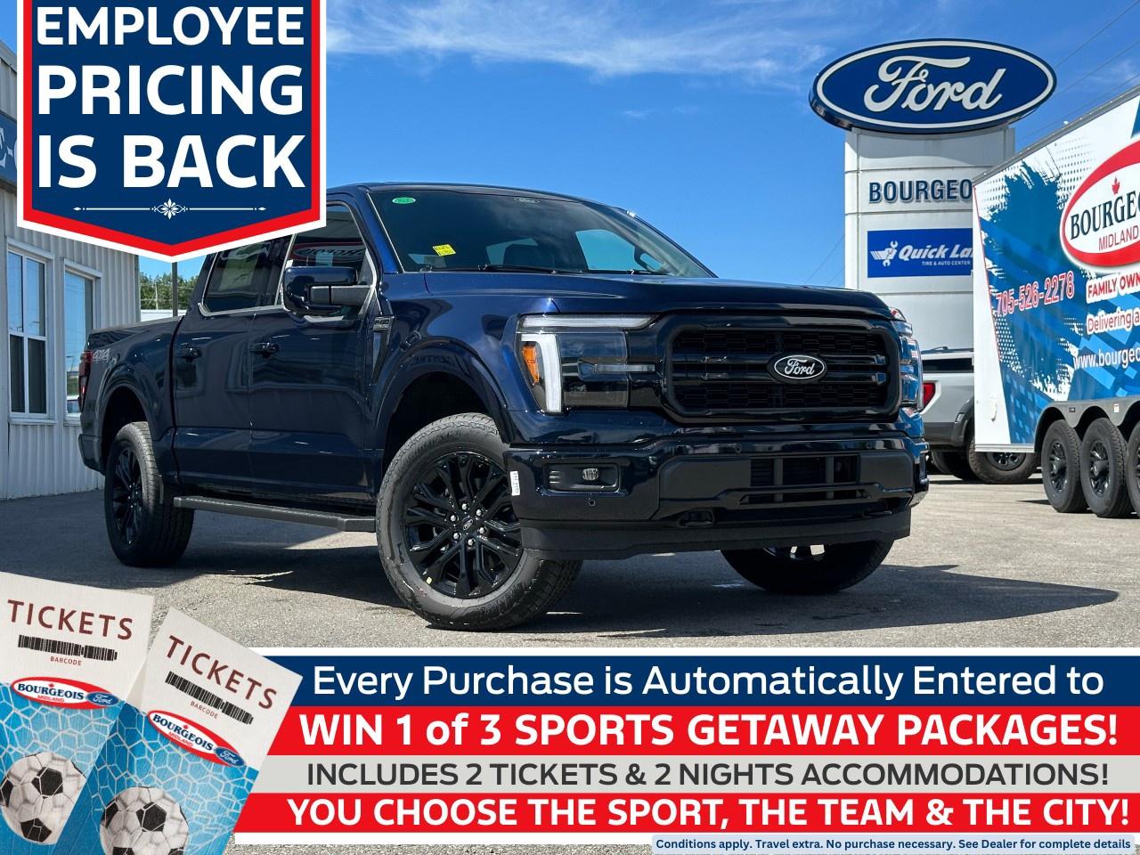 New 2025 Ford F-150 Lariat 4WD SuperCrew 5.5' Box for sale in Midland, ON