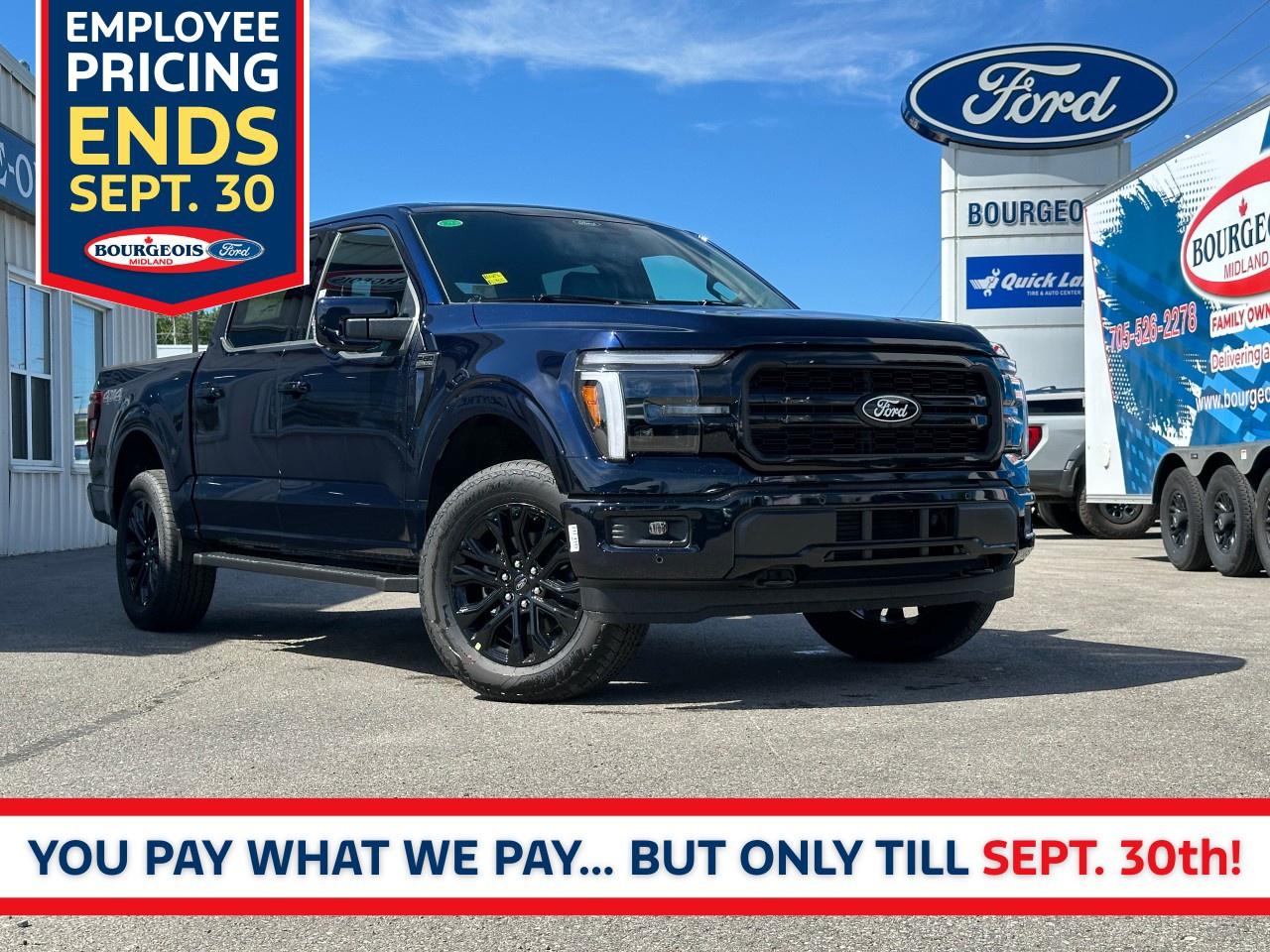 New 2025 Ford F-150 Lariat 4WD SuperCrew 5.5' Box for sale in Midland, ON