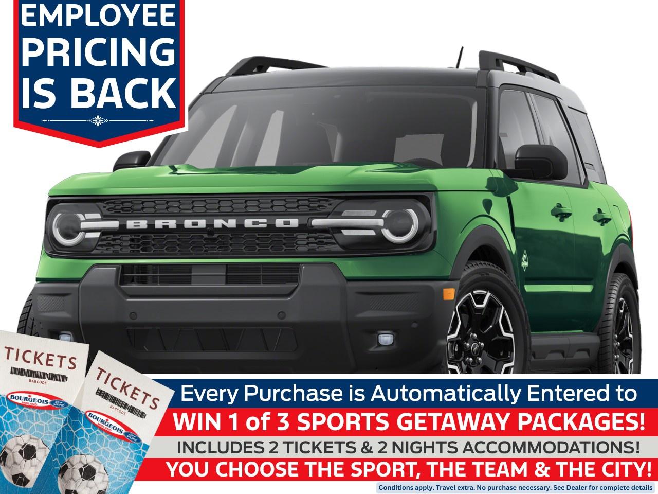 New 2025 Ford Bronco Sport Outer Banks 4X4 for sale in Midland, ON