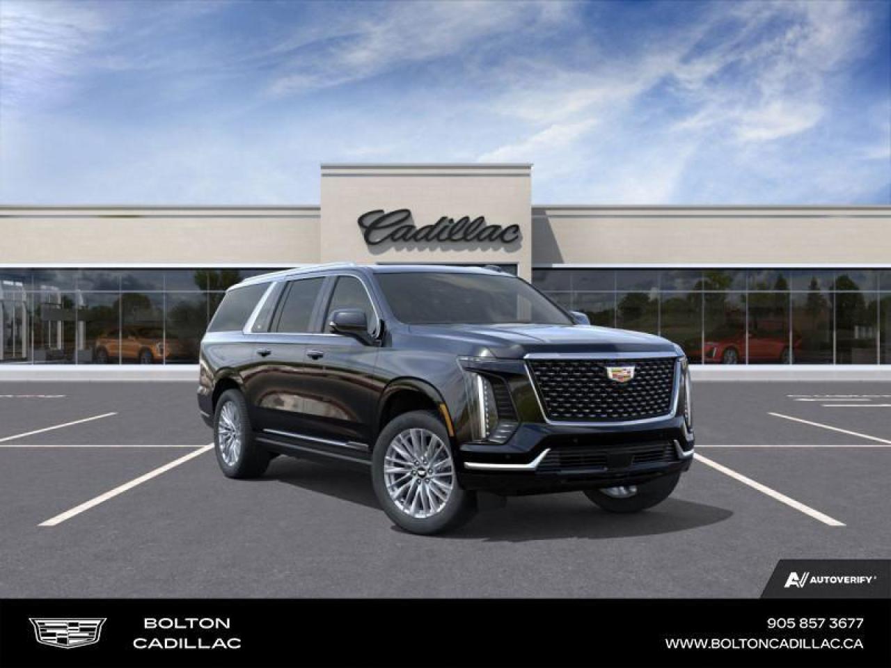 New 2025 Cadillac Escalade ESV Premium Luxury - Leather Seats for sale in Bolton, ON