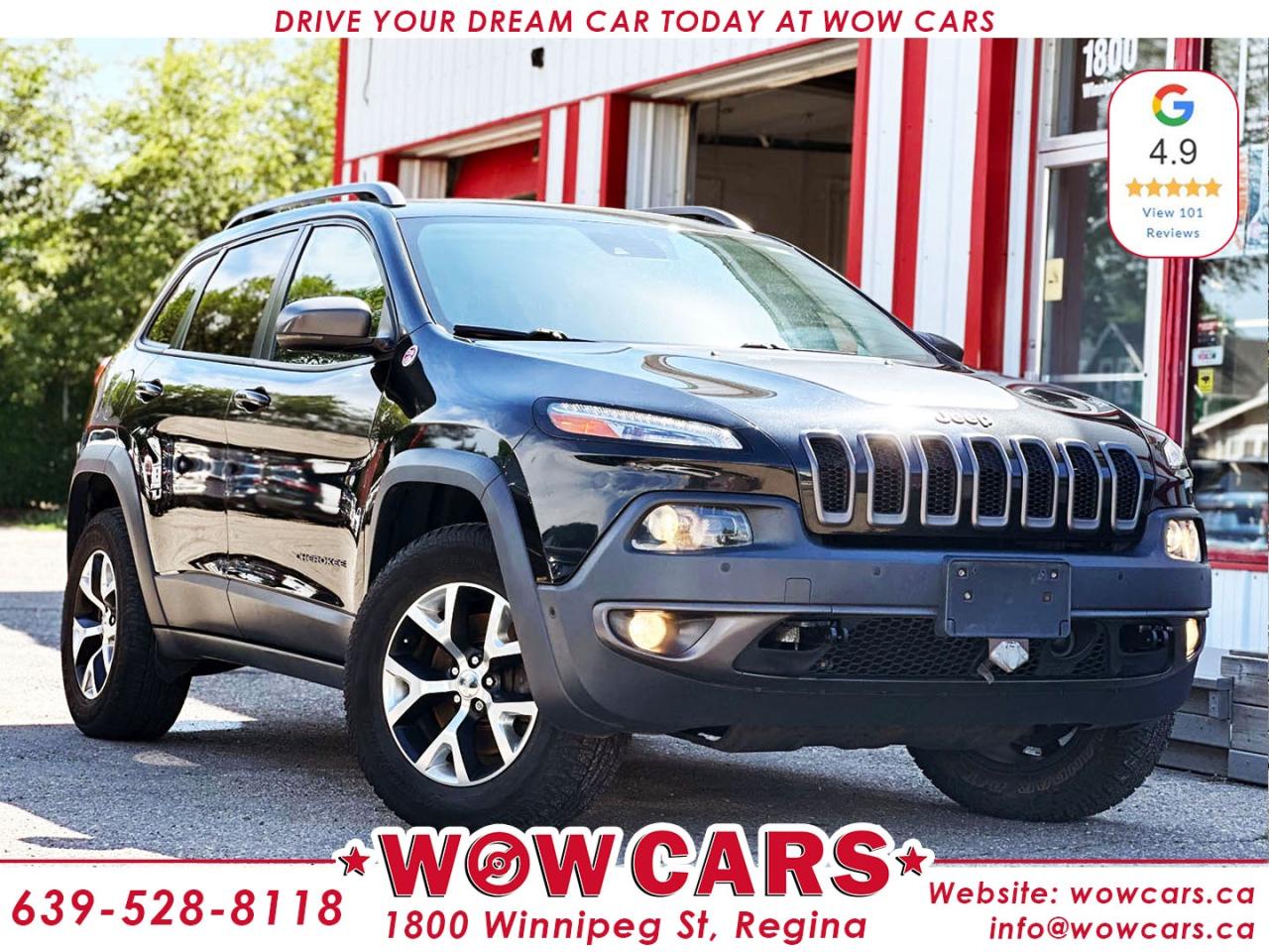 Used 2016 Jeep Cherokee Trailhawk (Off-Road Pkg) for sale in Regina, SK