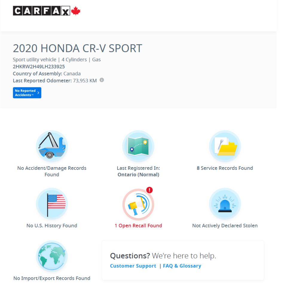 2020 Honda CR-V Sport AWD+Roof+Adaptive Cruise+CLEAN CARFAX - Photo #6