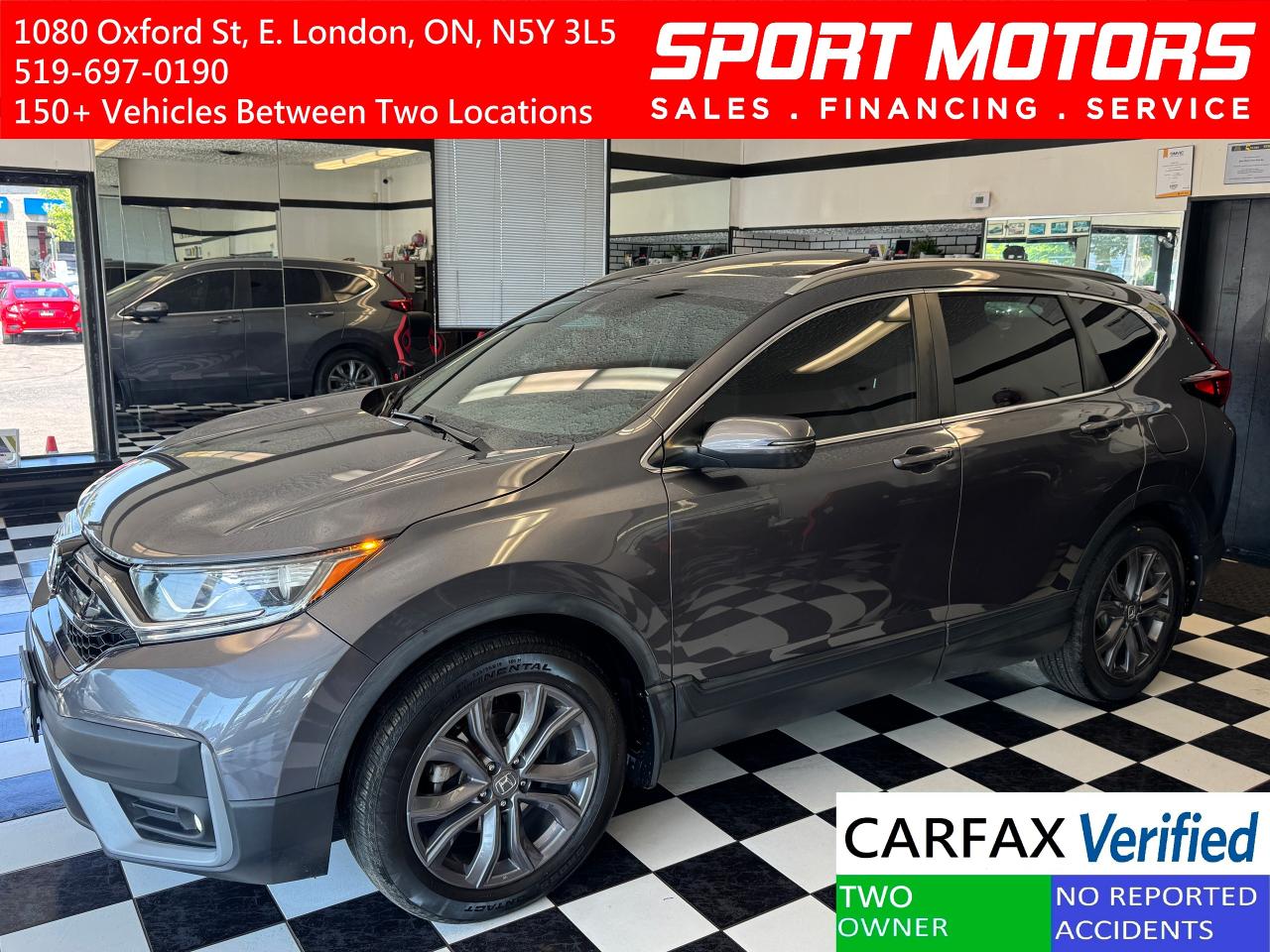 Used 2020 Honda CR-V Sport AWD+Roof+Adaptive Cruise+CLEAN CARFAX for sale in London, ON