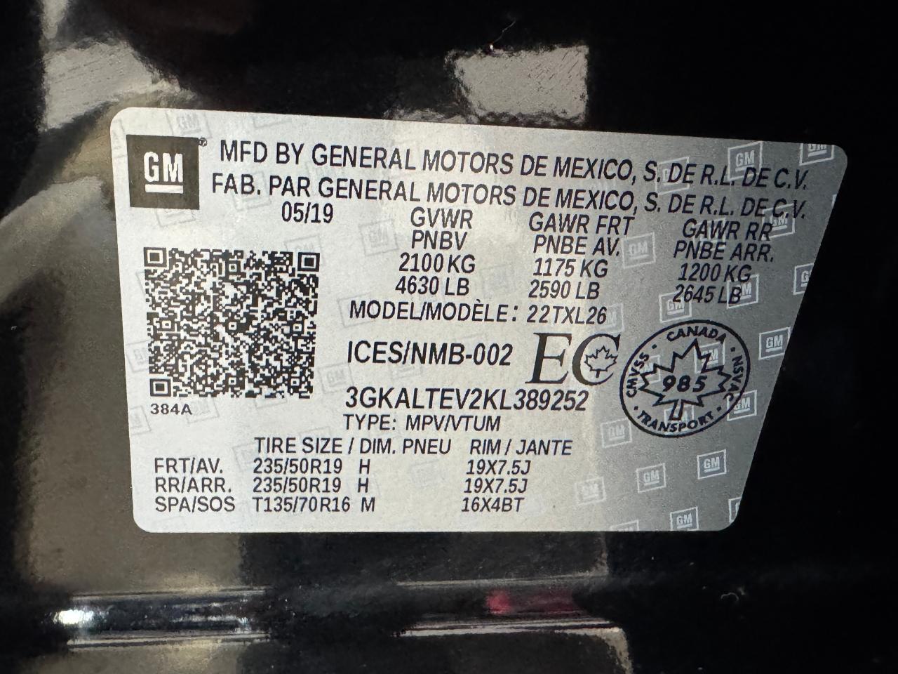 2019 GMC Terrain AWD SLE+New Tires+Brakes+RemoteStart+CLEAN CARFAX - Photo #37