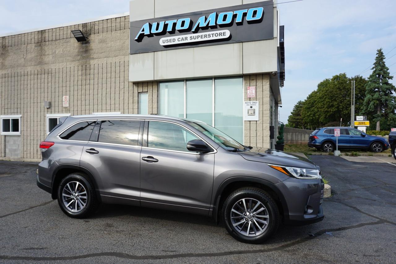 Used 2018 Toyota Highlander V6 XLE AWD CERTIFIED *1 OWNER*7 SEATS* CAMERA NAV BLUETOOTH LEATHER HEATED SEATS SUNROOF CRUISE ALLOYS for sale in Burlington, ON