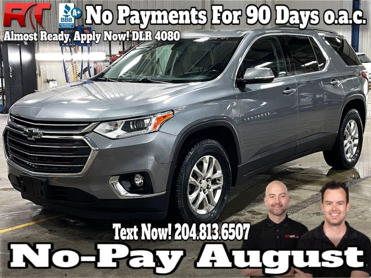 Used 2020 Chevrolet Traverse LT Cloth for sale in Winnipeg, MB