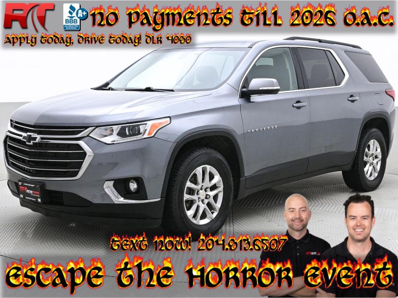 Used 2020 Chevrolet Traverse LT Cloth for sale in Winnipeg, MB