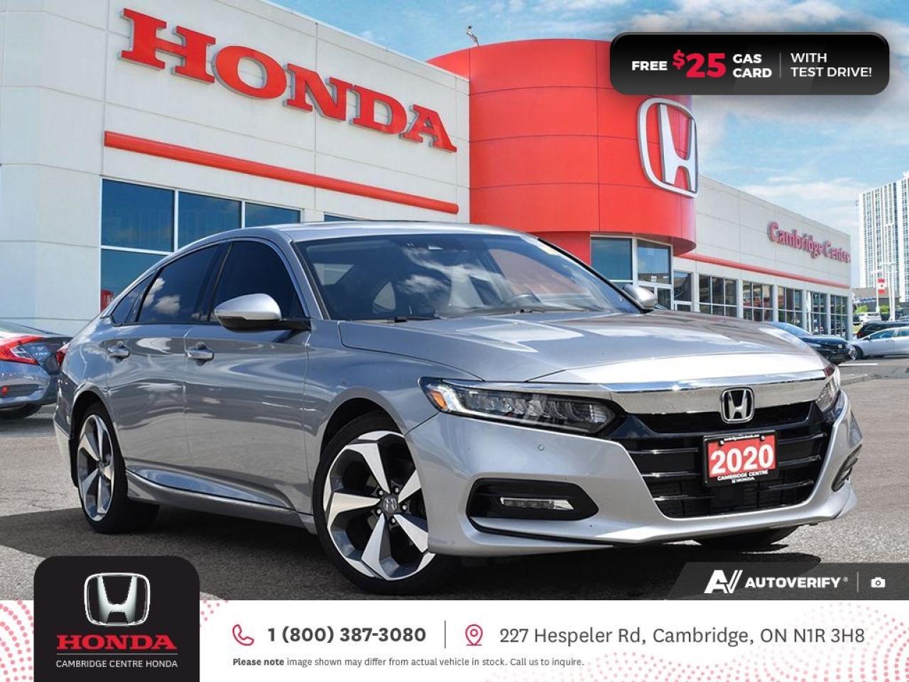Used 2020 Honda Accord Touring 1.5T POWER SUNROOF | APPLE CARPLAY™/ANDROID AUTO™ | GPS NAVIGATION for sale in Cambridge, ON