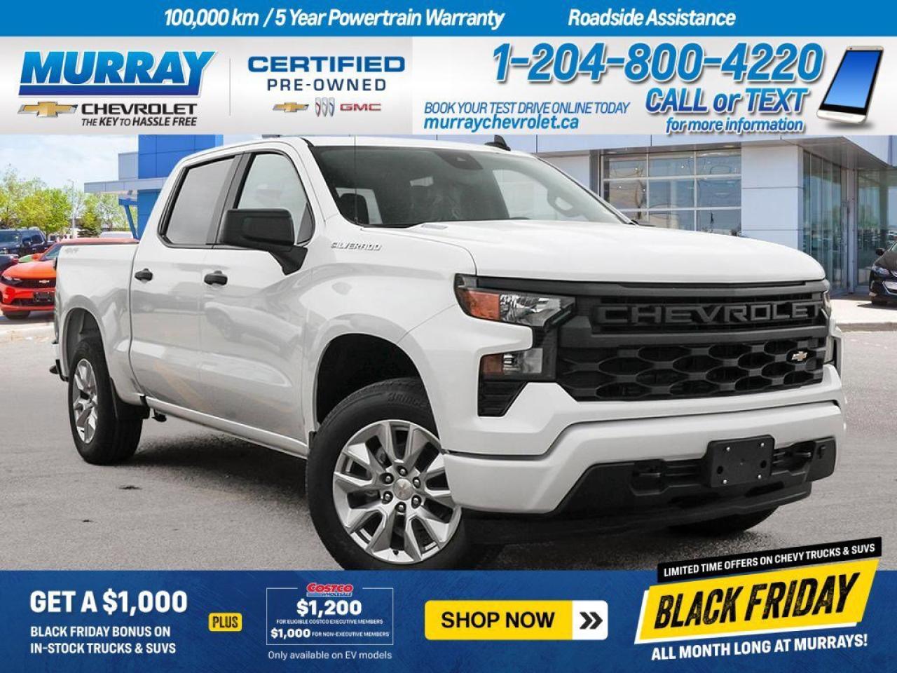 New 2026 Chevrolet Silverado 1500 Custom for sale in Winnipeg, MB