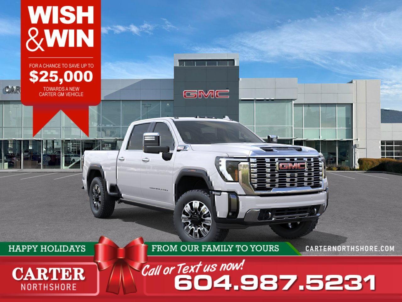 New 2025 GMC Sierra 3500 HD DENALI 4WD | Off-Road Sus/Sunroof/Adpt Cruise for sale in North Vancouver, BC
