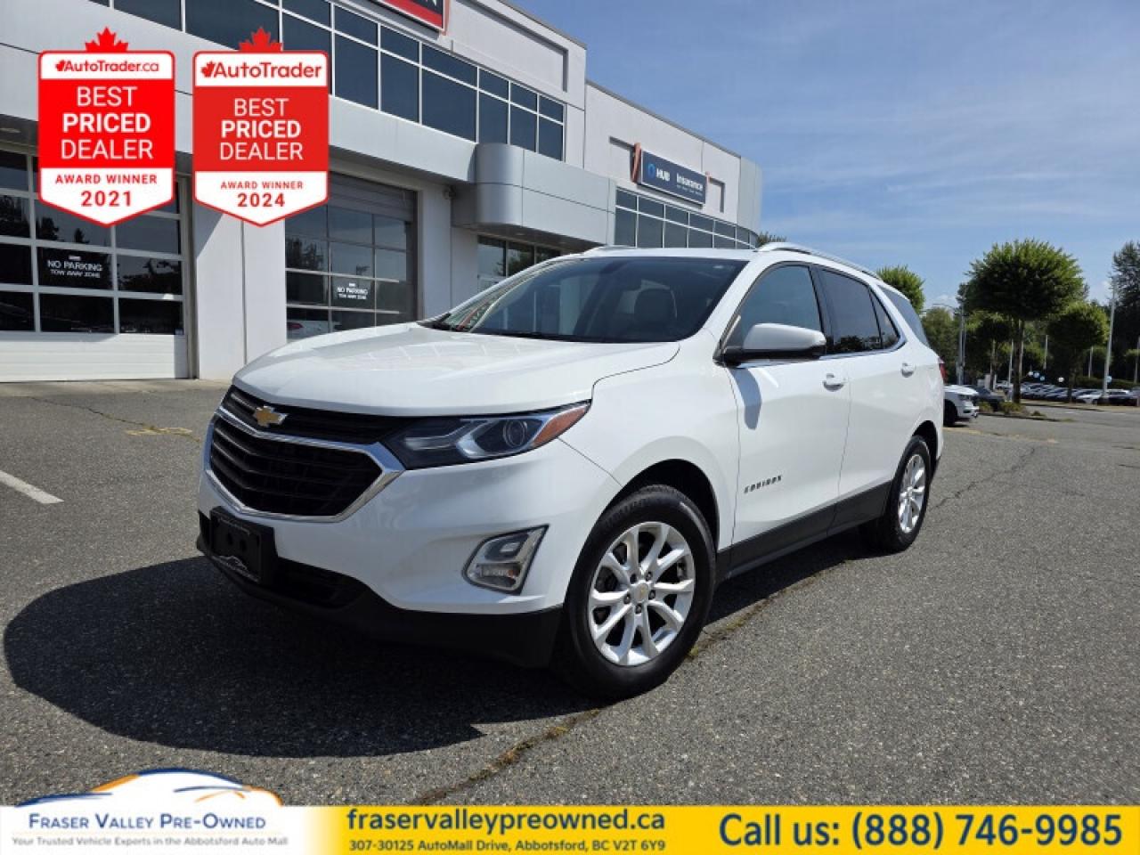 Used 2018 Chevrolet Equinox LT  - Aluminum Wheels -  Apple CarPlay for sale in Abbotsford, BC