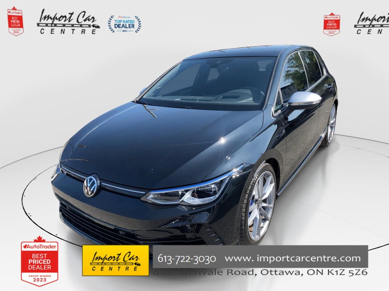 Used 2024 Volkswagen Golf R 6SPD, HUDS, LEATHER, NAVI, FENDER SOUND, HTD. & CO for sale in Ottawa, ON