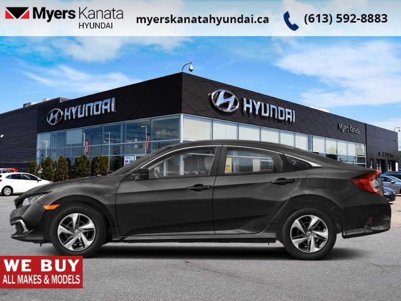 Used 2020 Honda Civic Sedan LX CVT  - Heated Seats - $74.43 /Wk for sale in Kanata, ON