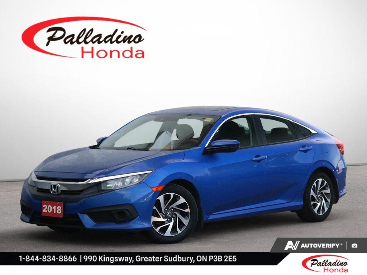 Used 2018 Honda Civic Sedan EX for sale in Greater Sudbury, ON