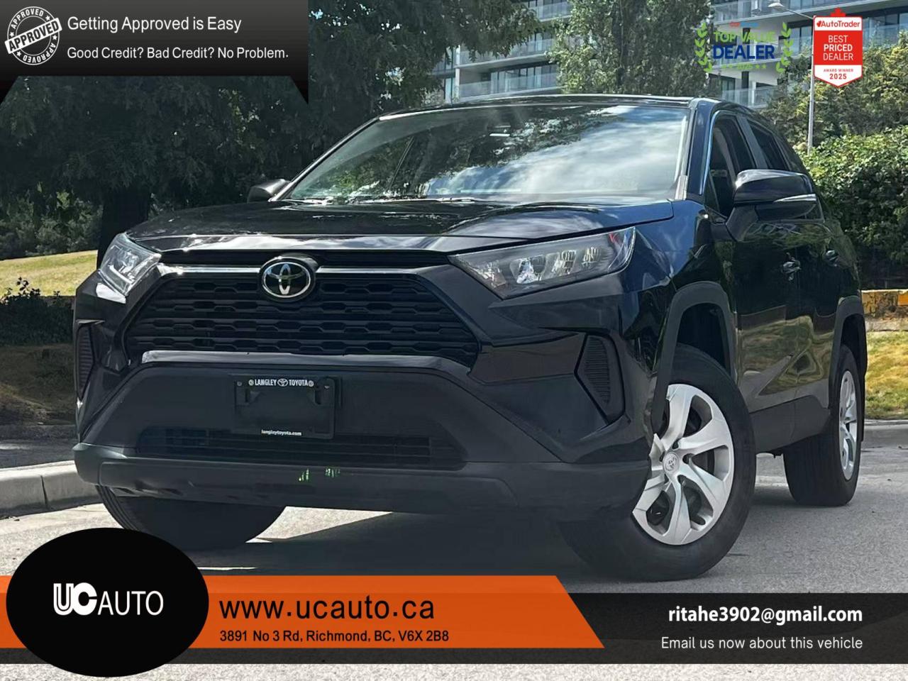 Used 2022 Toyota RAV4 LE/ NO ACCIDENT/ BC LOCAL/ ONE OWNER for sale in Richmond, BC