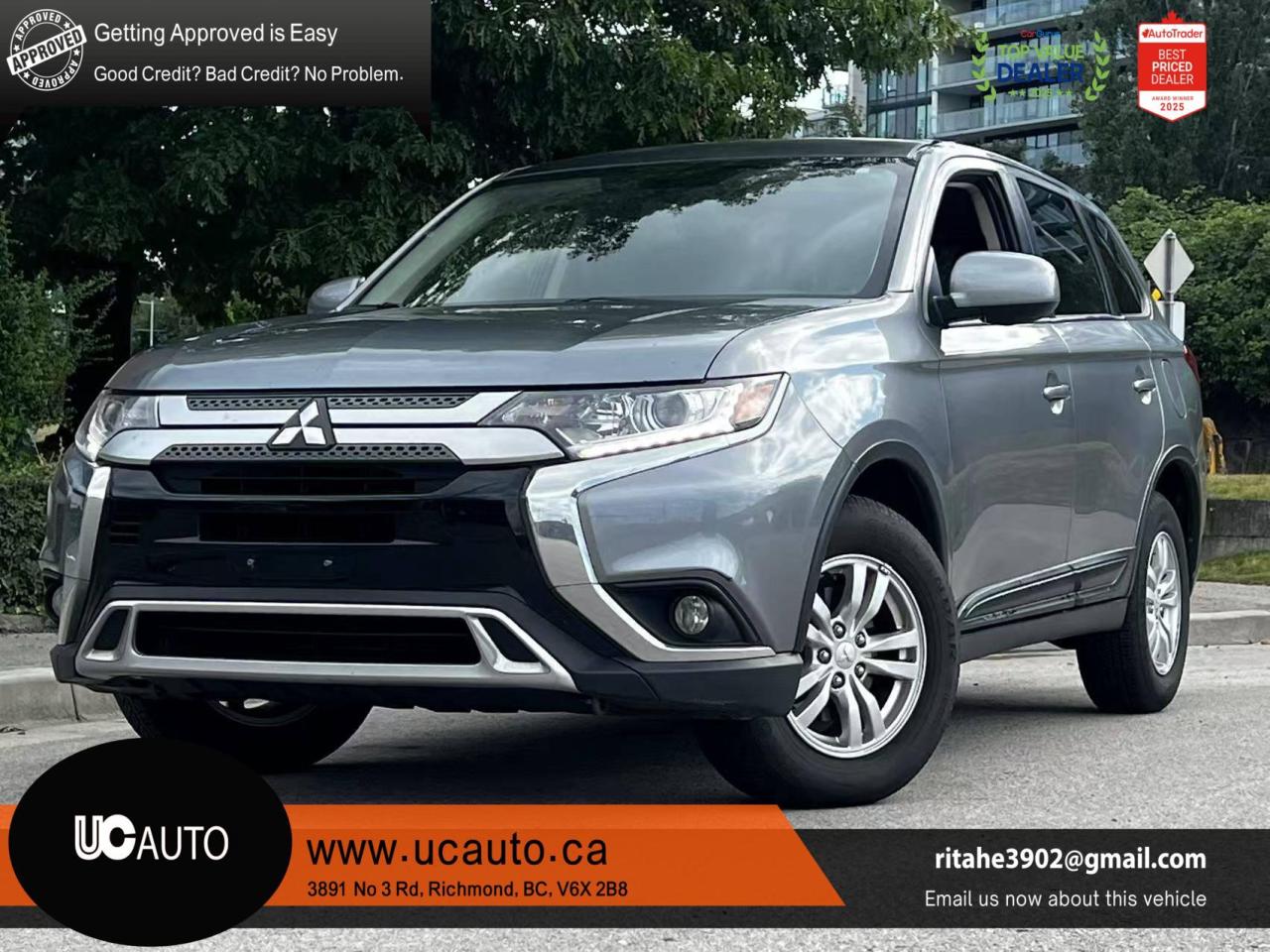 Used 2020 Mitsubishi Outlander ES S-AWC/ NO ACCIDENT/ LOW KM/ BACKUP CAMERA for sale in Richmond, BC