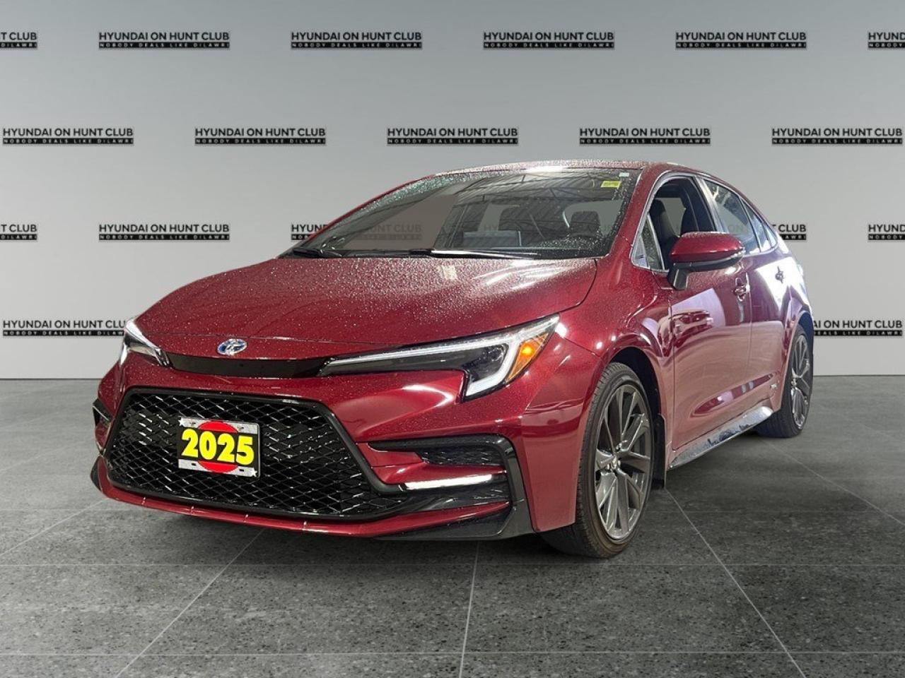 * $35,988 Cash * $35,988 Finance Get ready to turn heads with the 2025 Toyota Corolla HYBRID XSE CVT AWD, a stunning sedan that comes in an eye-catching color and is equipped with an advanced all-wheel drive system for superior handling in any conditions. The exterior of this sedan is both modern and stylish, featuring elegant alloy wheels that add a touch of sophistication. Step inside to experience a well-crafted interior where comfort meets innovation. Indulge in the warmth of heated seats and enjoy the convenience offered by power windows and a keyless entry system. This Corolla is packed with state-of-the-art technology to enhance every drive. Stay connected with smart device integration and a seamless Bluetooth connection while you relish the crisp sound quality of satellite radio. Journey with peace of mind, thanks to the backup camera, lane assist, and brake assist features that elevate your safety and provide excellent driver assistance. If youre a Canadian driver who values efficiency, cutting-edge technology, and comfort in a stylish package, the 2025 Toyota Corolla HYBRID XSE CVT AWD is the perfect choice for you. Contact our dealership today for more information and get ready to make this incredible vehicle yours. **ADVERTISED PRICE IS FOR FINANCE DEALS ONLY, CASH PRICE MAY BE SUBJECT TO INCREASE. SEE DEALER FOR DETAILS**