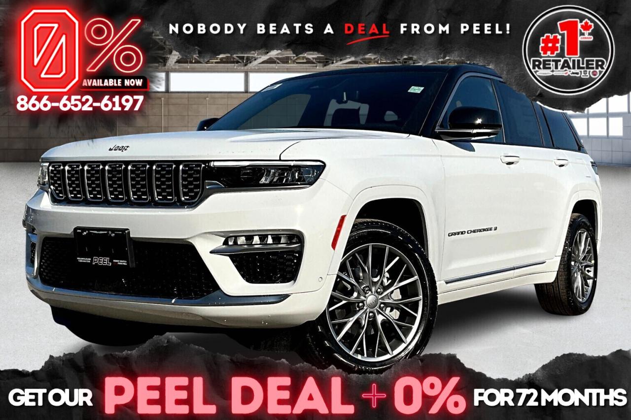 New 2025 Jeep Grand Cherokee SUMMIT | Lux Tech 5 | Adv Pro Tech 4 | Black Int for sale in Mississauga, ON