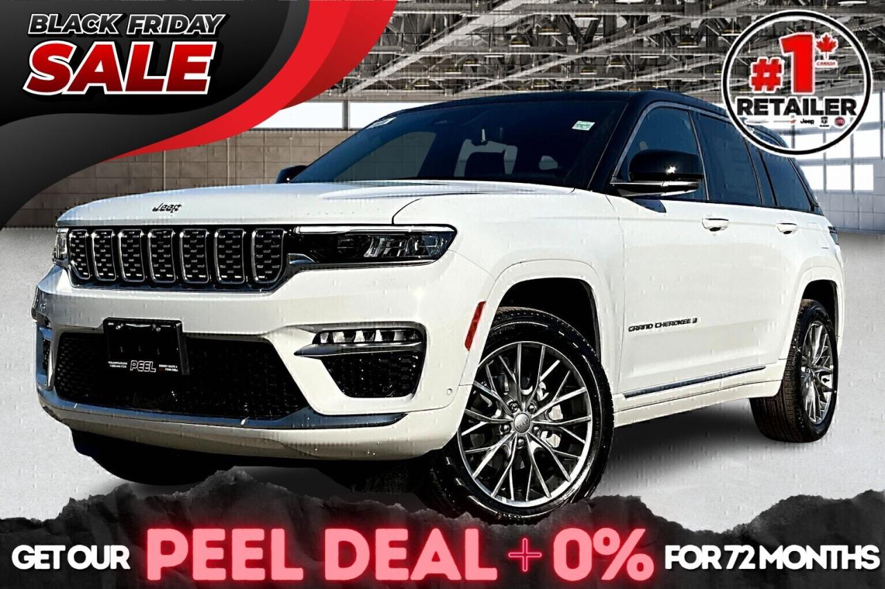 New 2025 Jeep Grand Cherokee SUMMIT | Lux Tech 5 | Adv Pro Tech 4 | Black Int for sale in Mississauga, ON