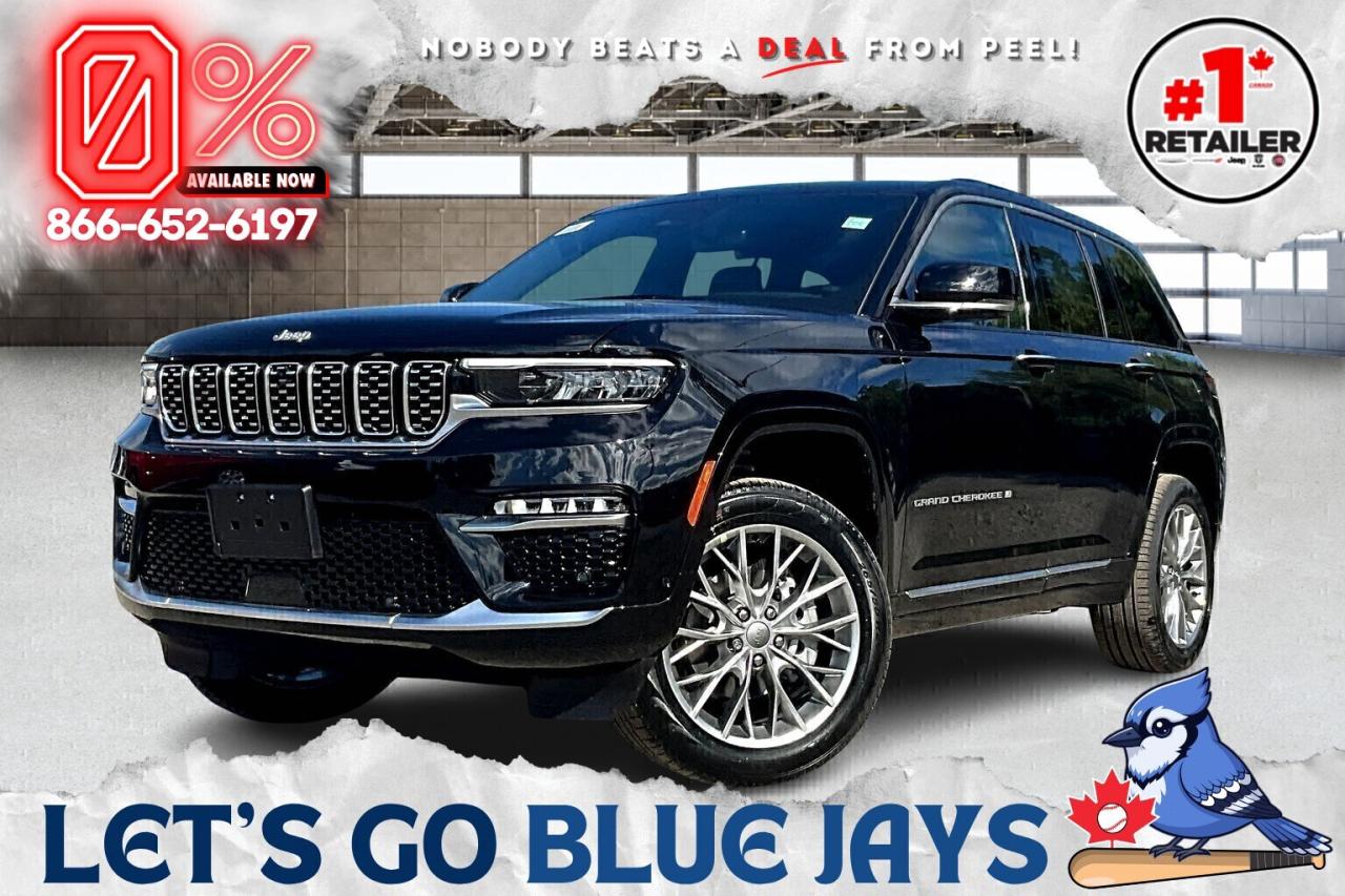 New 2025 Jeep Grand Cherokee SUMMIT | Lux Tech 5 | Adv Pro Tech 4 | Black Int for sale in Mississauga, ON