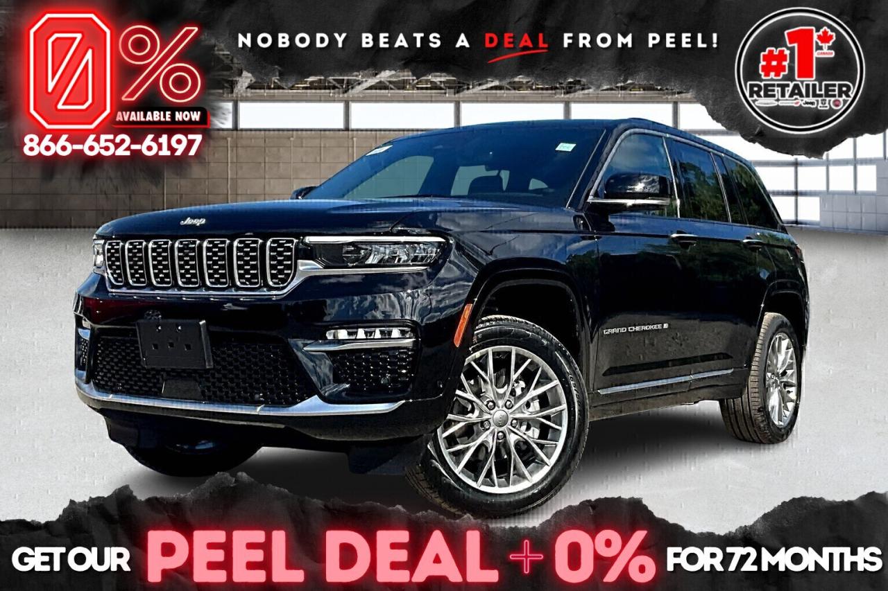 New 2025 Jeep Grand Cherokee SUMMIT | Lux Tech 5 | Adv Pro Tech 4 | Black Int for sale in Mississauga, ON