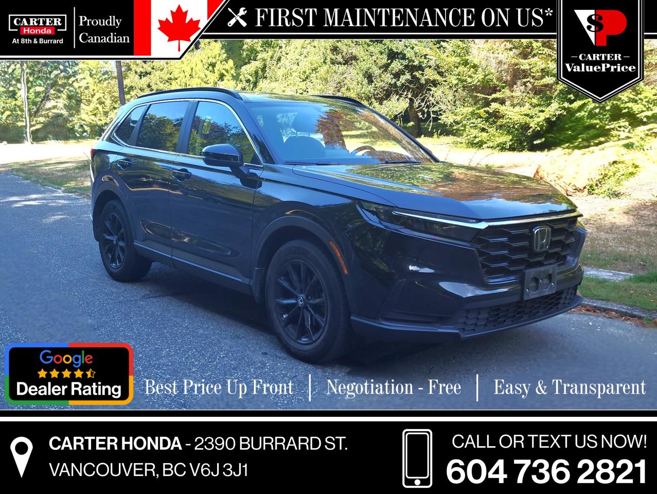 Used 2023 Honda CR-V SPORT AWD, SUNROOF, PWR TAILGATE, APPLE/ANDROID for sale in Vancouver, BC
