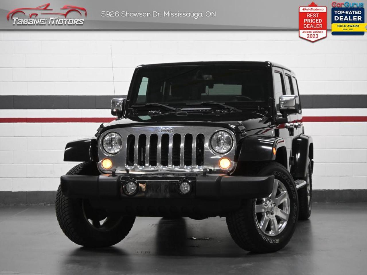 Used 2016 Jeep Wrangler Unlimited Sahara  No Accident Leather Bluetooth Removable Top w/Soft Top Remote Start for sale in Mississauga, ON